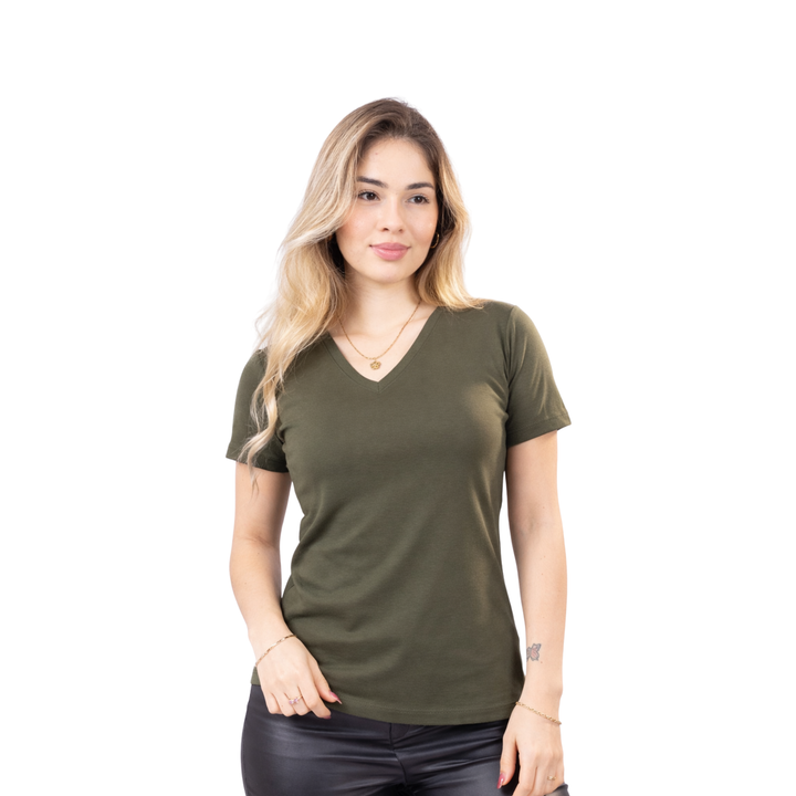 Polo Cuello V Pima Algodón Alba