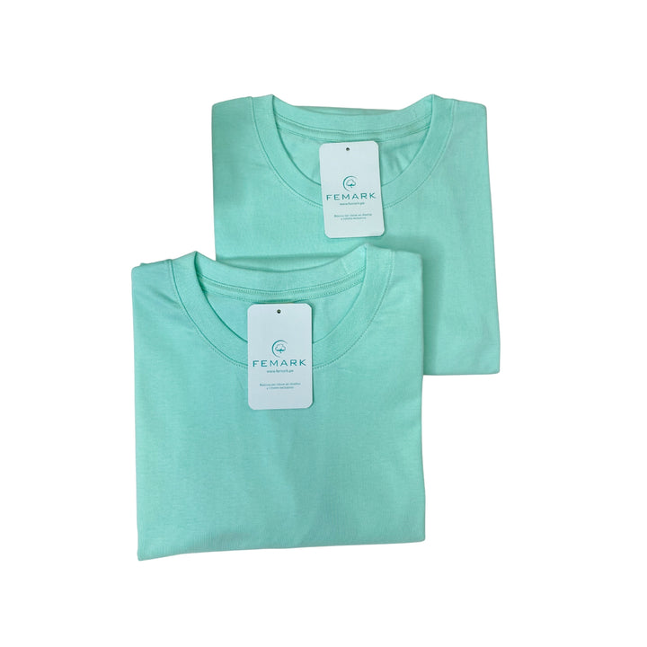 Polo manga corta para hombre en verde menta
