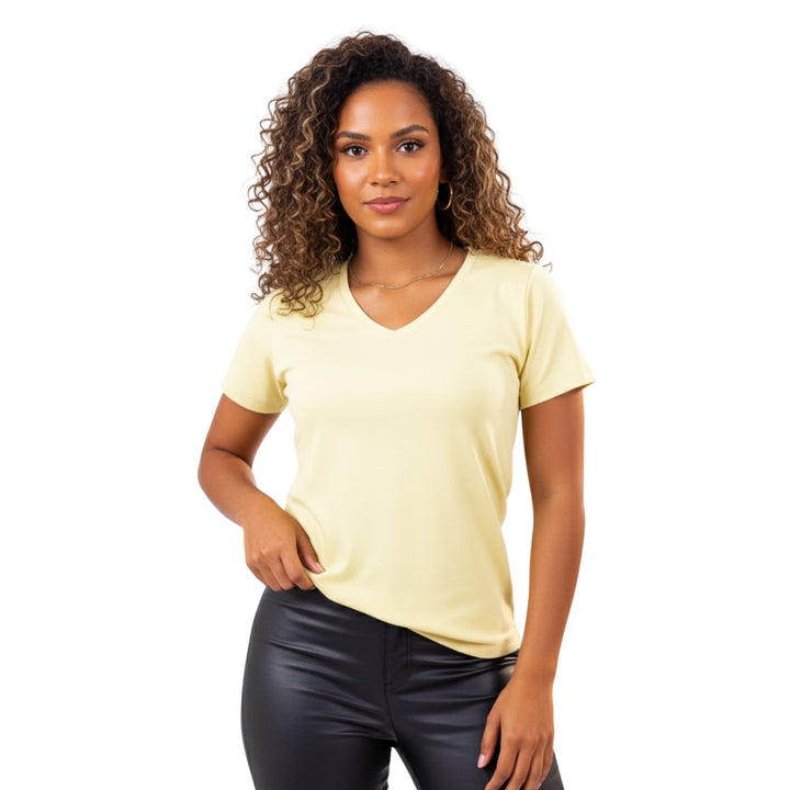 Polo Cuello V Pima Algodón Alba