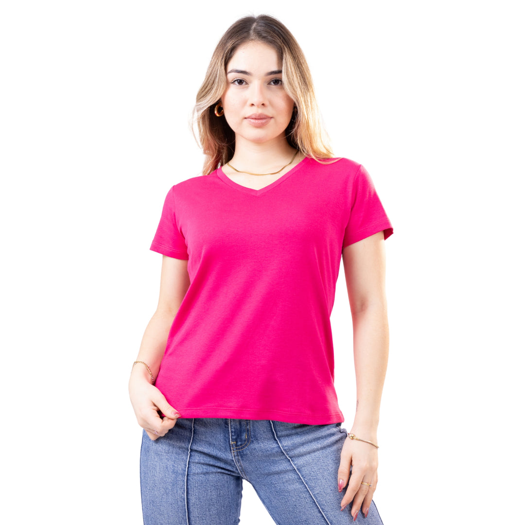 Polo Cuello V Pima Algodón Alba